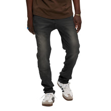 Black Knit Denim Trouser