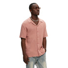 Chemise yacht tricotée rose