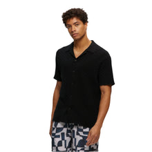 Black Knitted Yacht Shirt