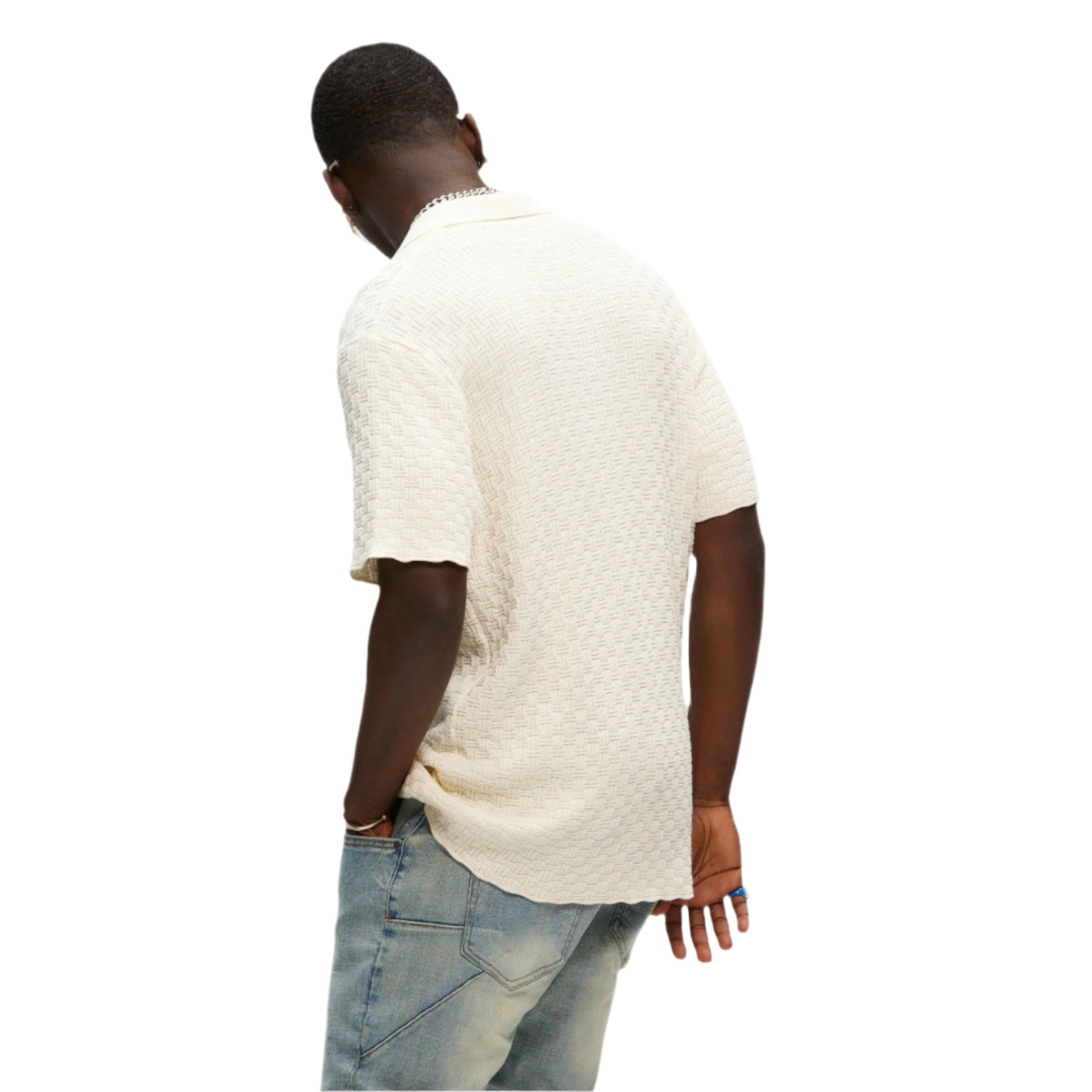 Off White Knitted Yacht Shirt