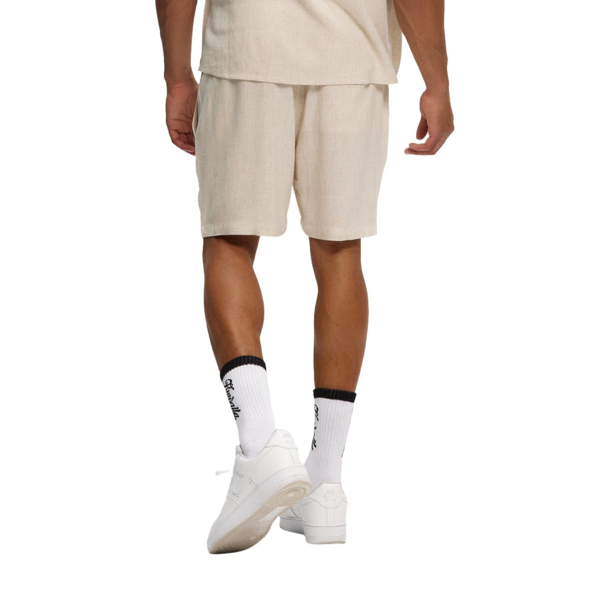 Natural Linen Shorts