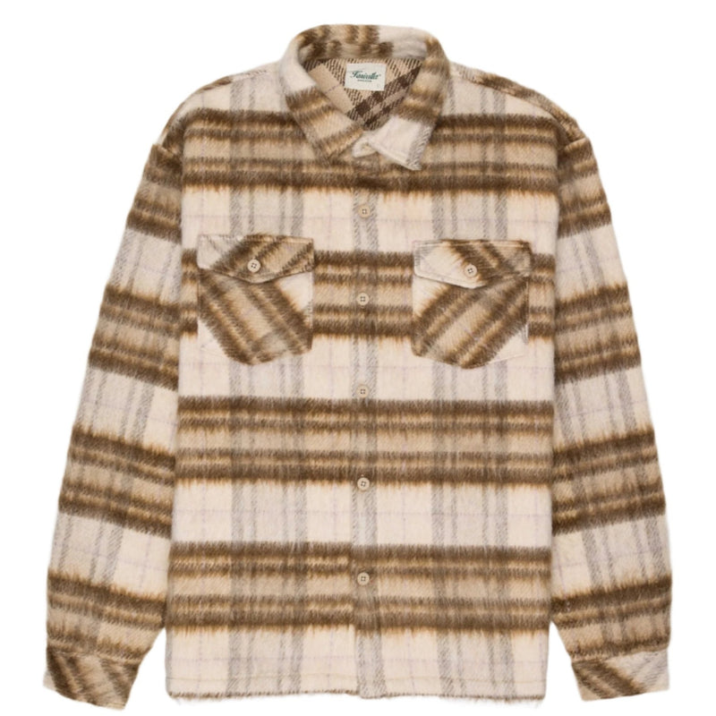 Beige Mohair Overshirt