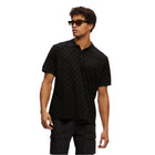 Black Jacquard Polo
