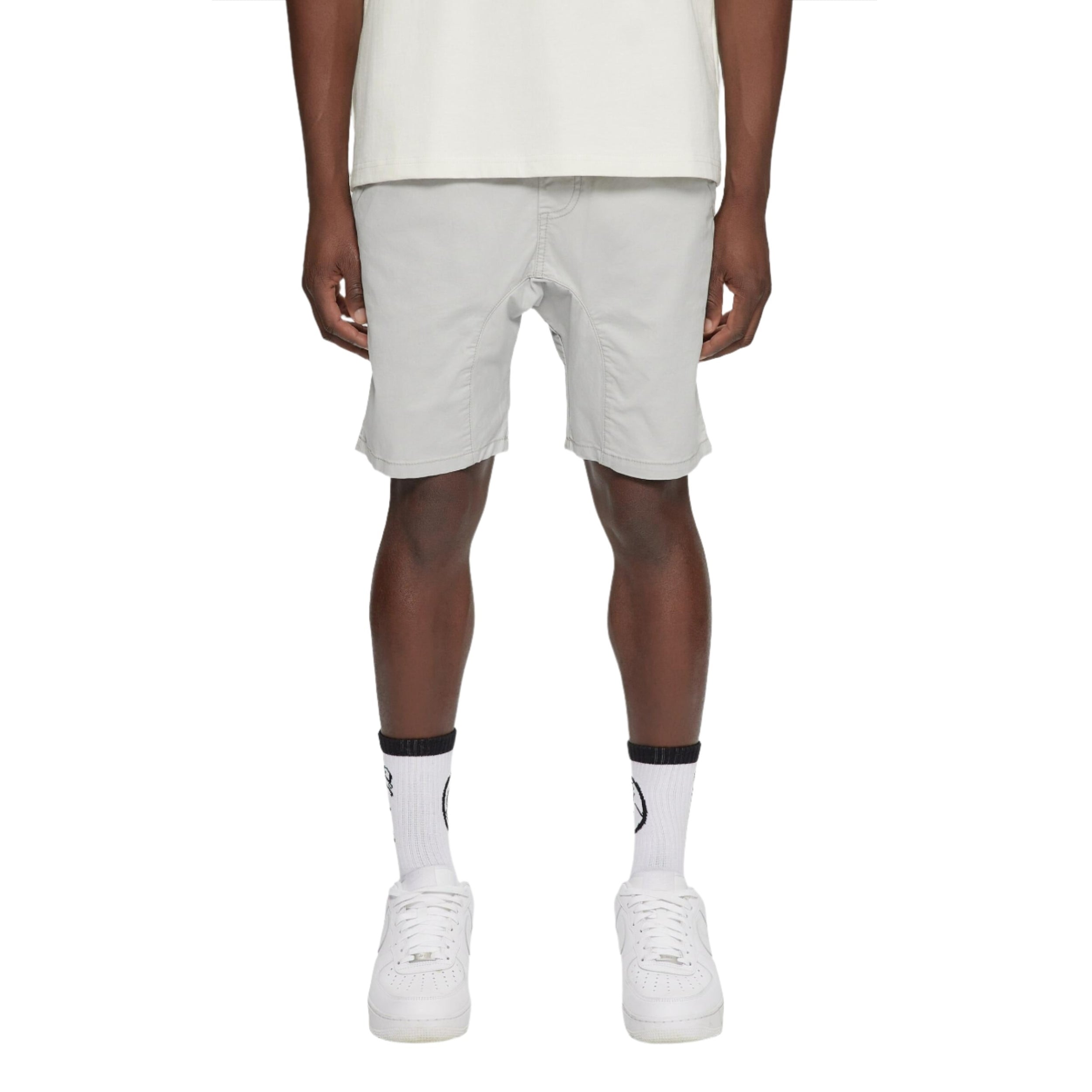 Grey Chino Shorts