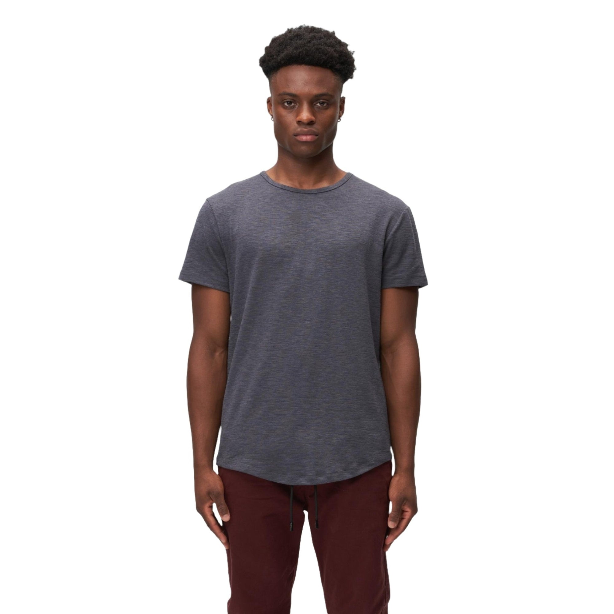 Kuwallatee Charcoal Slub Hi-Lo Tee