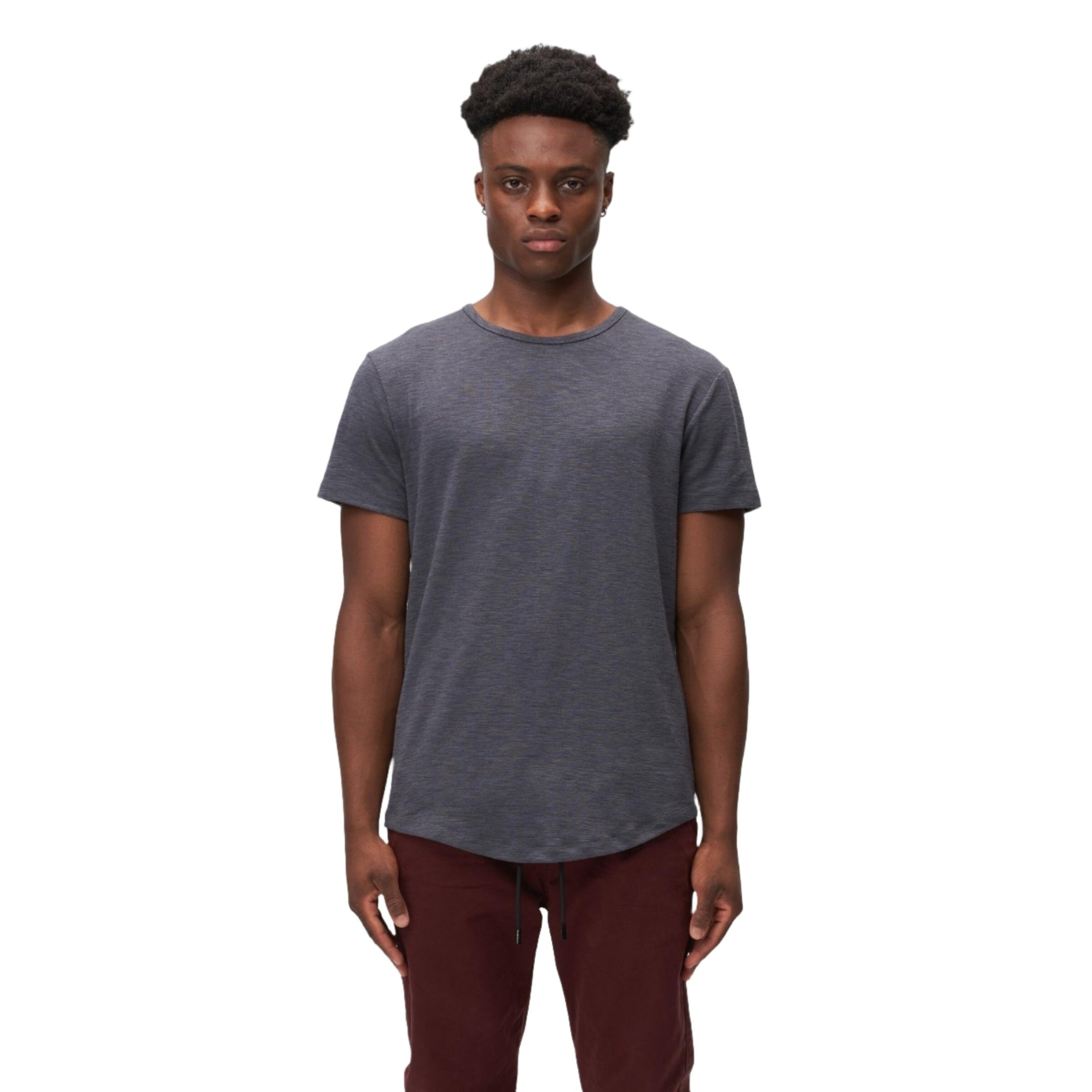 Kuwallatee Charcoal Slub Hi-Lo Tee