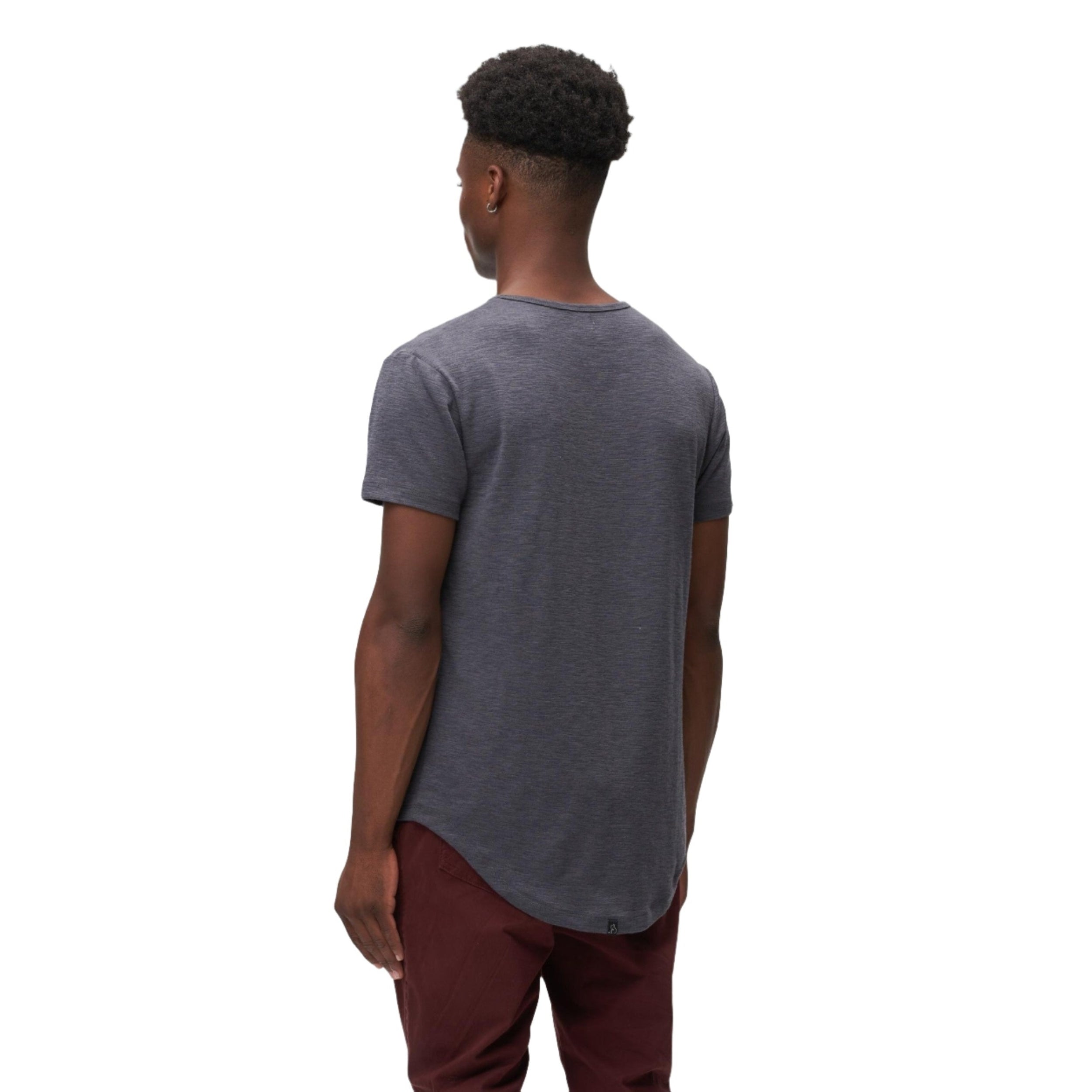 Kuwallatee Charcoal Slub Hi-Lo Tee