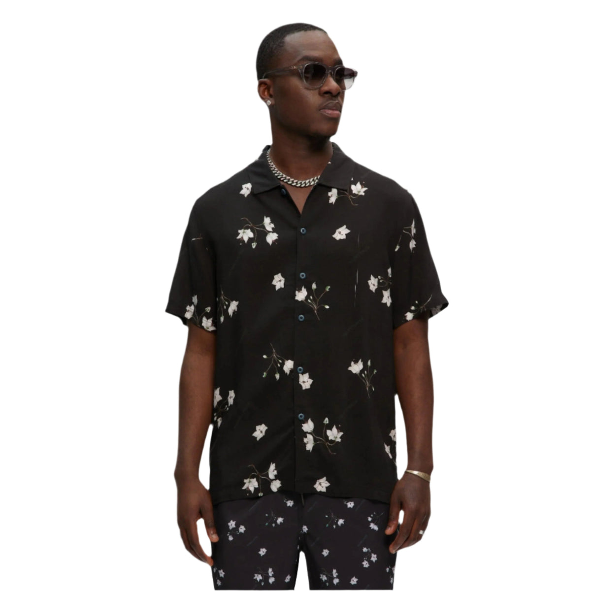 Ditsy Flower Beach Shirt 2.0-2