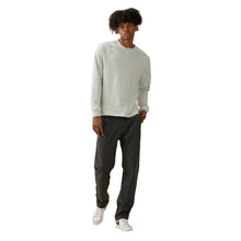 Athletic Grey Washed Waffle Crewneck