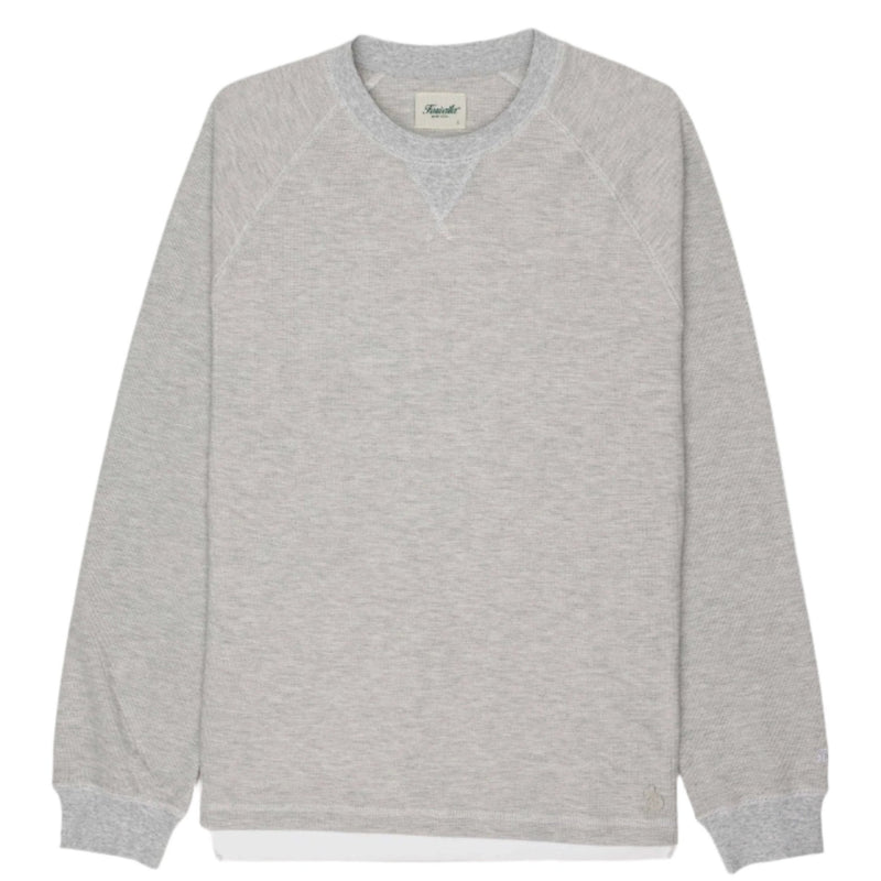Athletic Grey Washed Waffle Crewneck