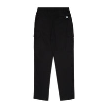 Pantalon cargo en lin noir