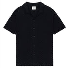 Black Knitted Yacht Shirt