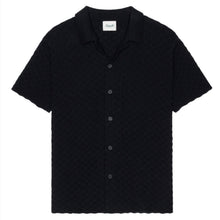 Black Knitted Yacht Shirt