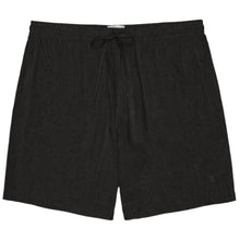 Black Linen Shorts