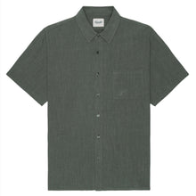 Chemise en lin olive