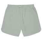 Green Rib Ringer Shorts
