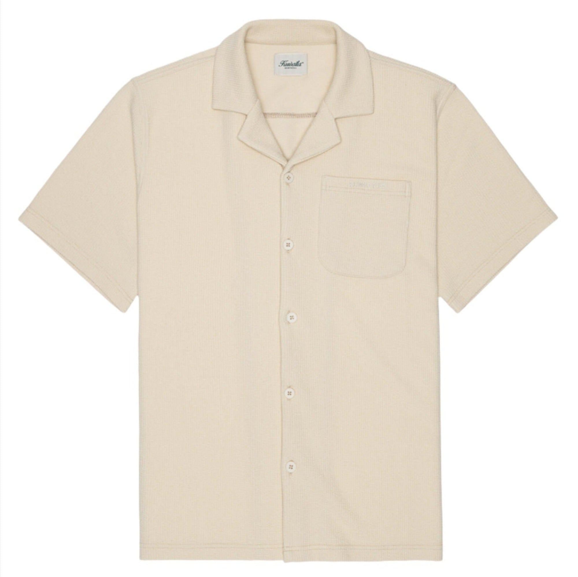 Beige Rib Yacht Shirt