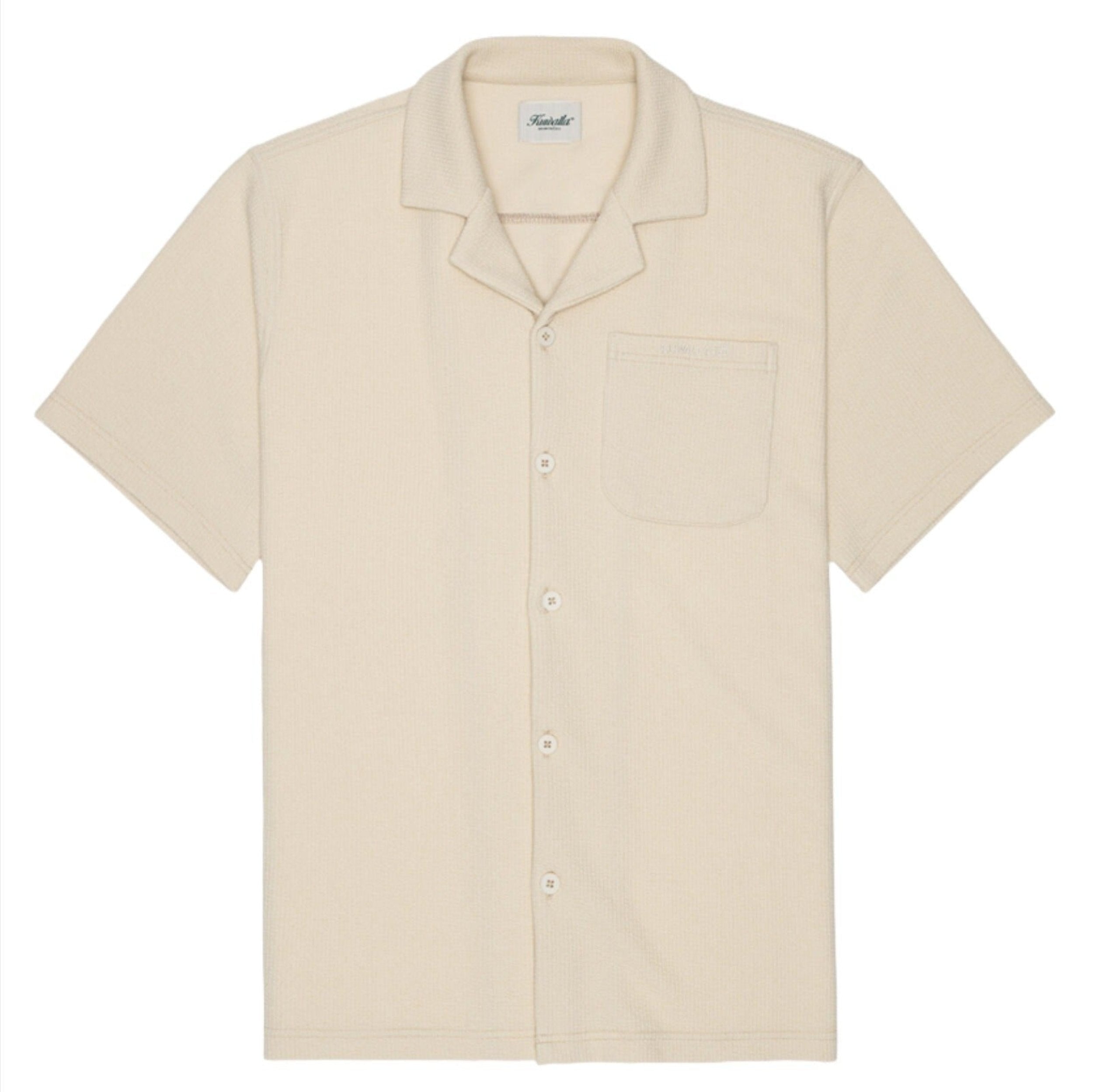 Beige Rib Yacht Shirt