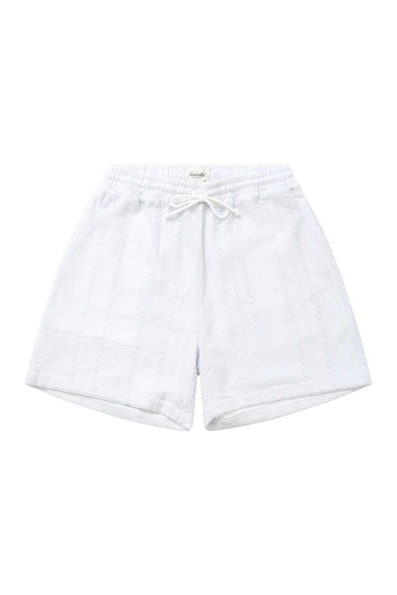 Short en crochet - Bleu ciel