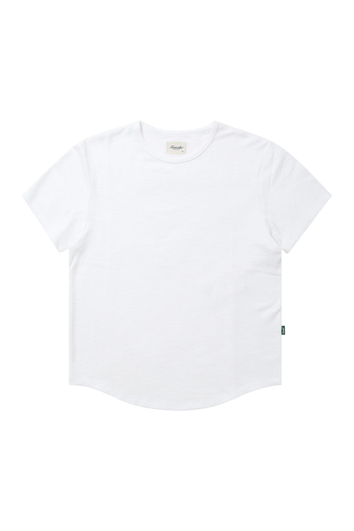 Slub Hi Lo - Blanc