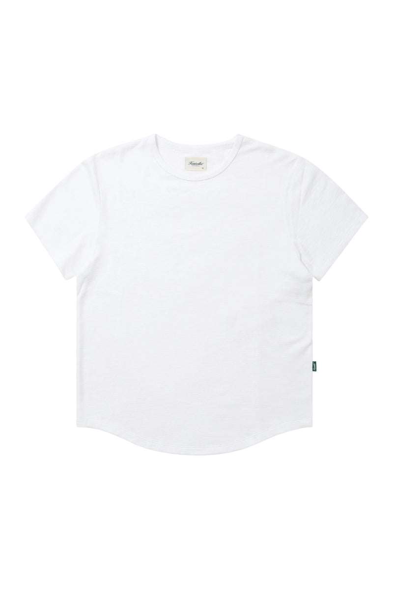 Slub Hi Lo - Blanc