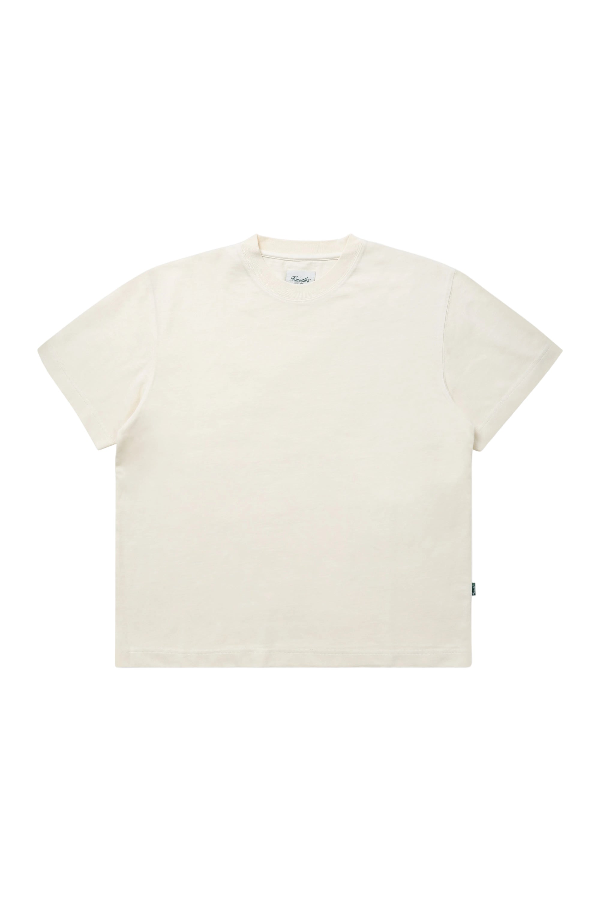 Linen Knit Tee - Flat White