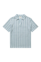 Crochet Beach Polo - Blue