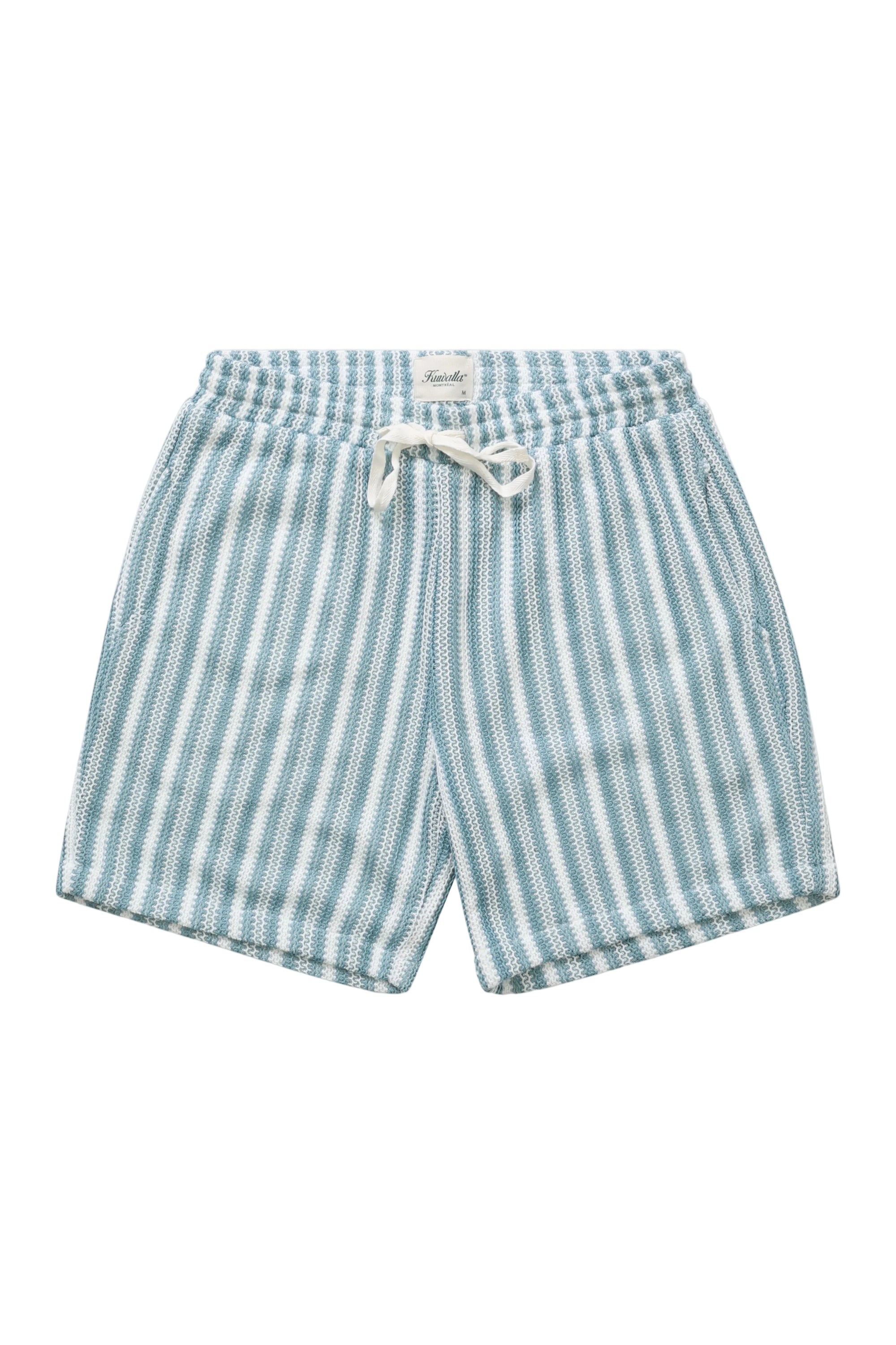 Crochet Stripe Short - Blue