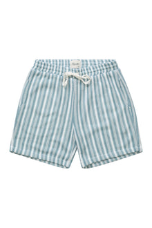 Crochet Stripe Short - Blue