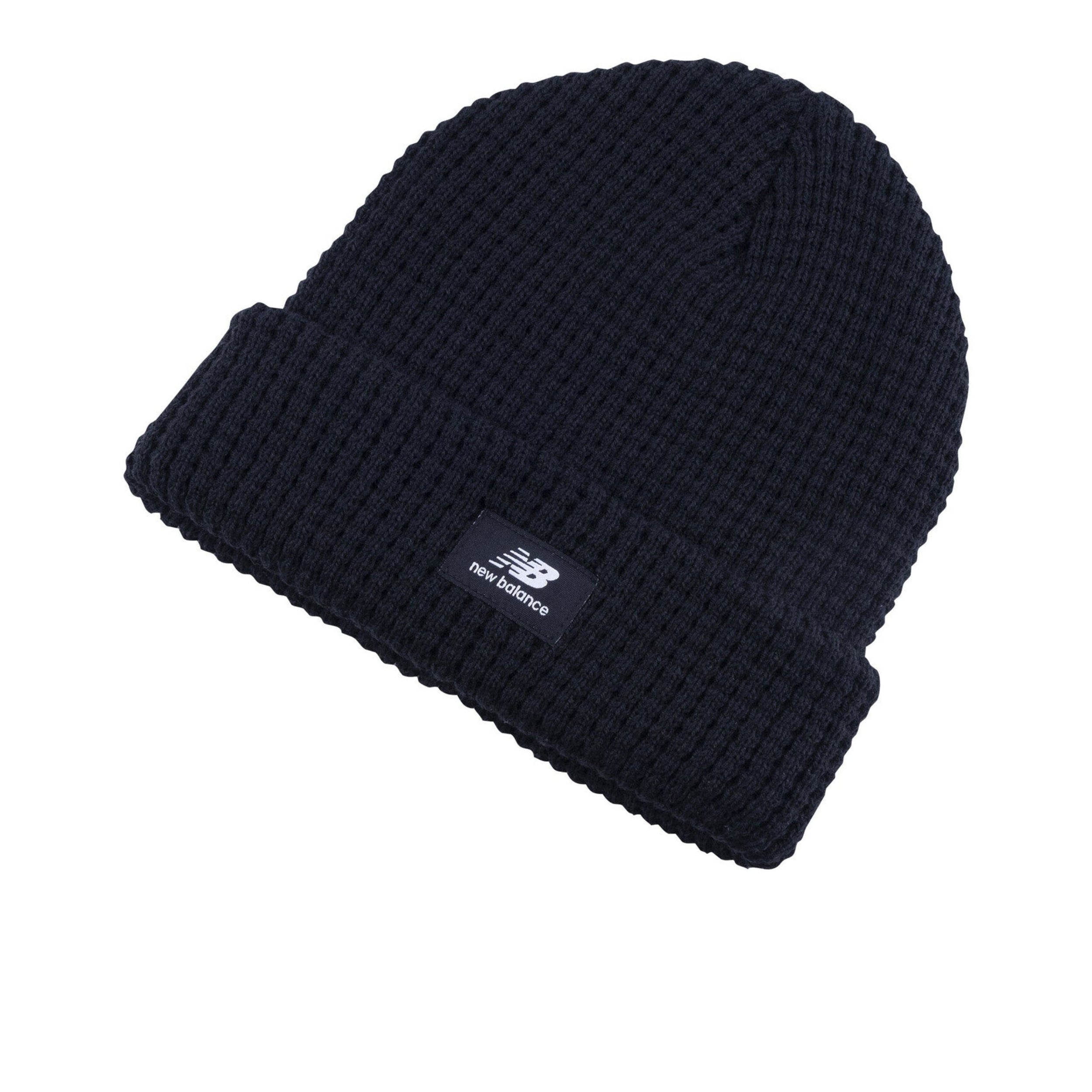 Bonnet à revers New Balance Flying NB en maille noire