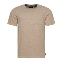 Pastel Beige Snowy Vintage Logo T-Shirt