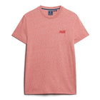 Mid Red Grit Organic Cotton Essentiel T-Shirt