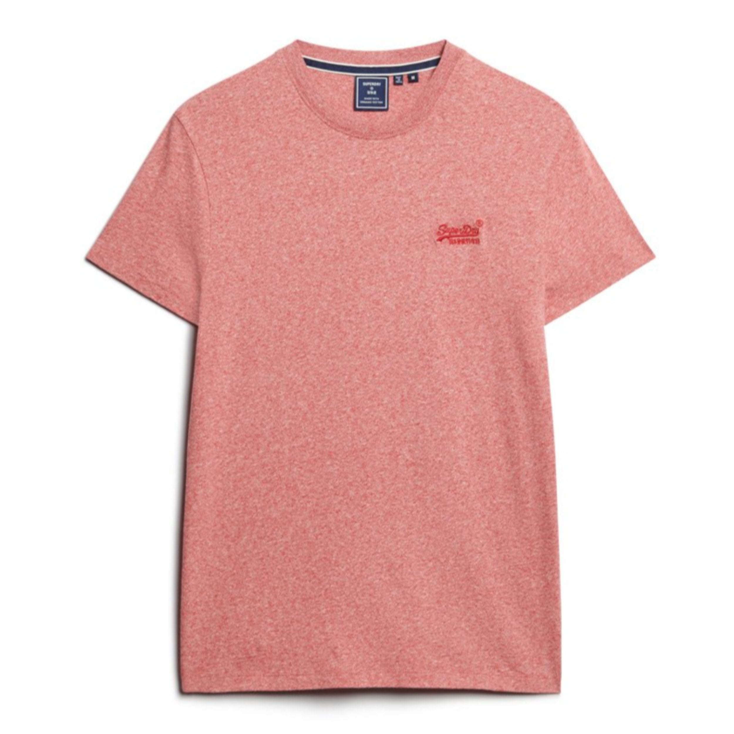 Mid Red Grit Organic Cotton Essentiel T-Shirt
