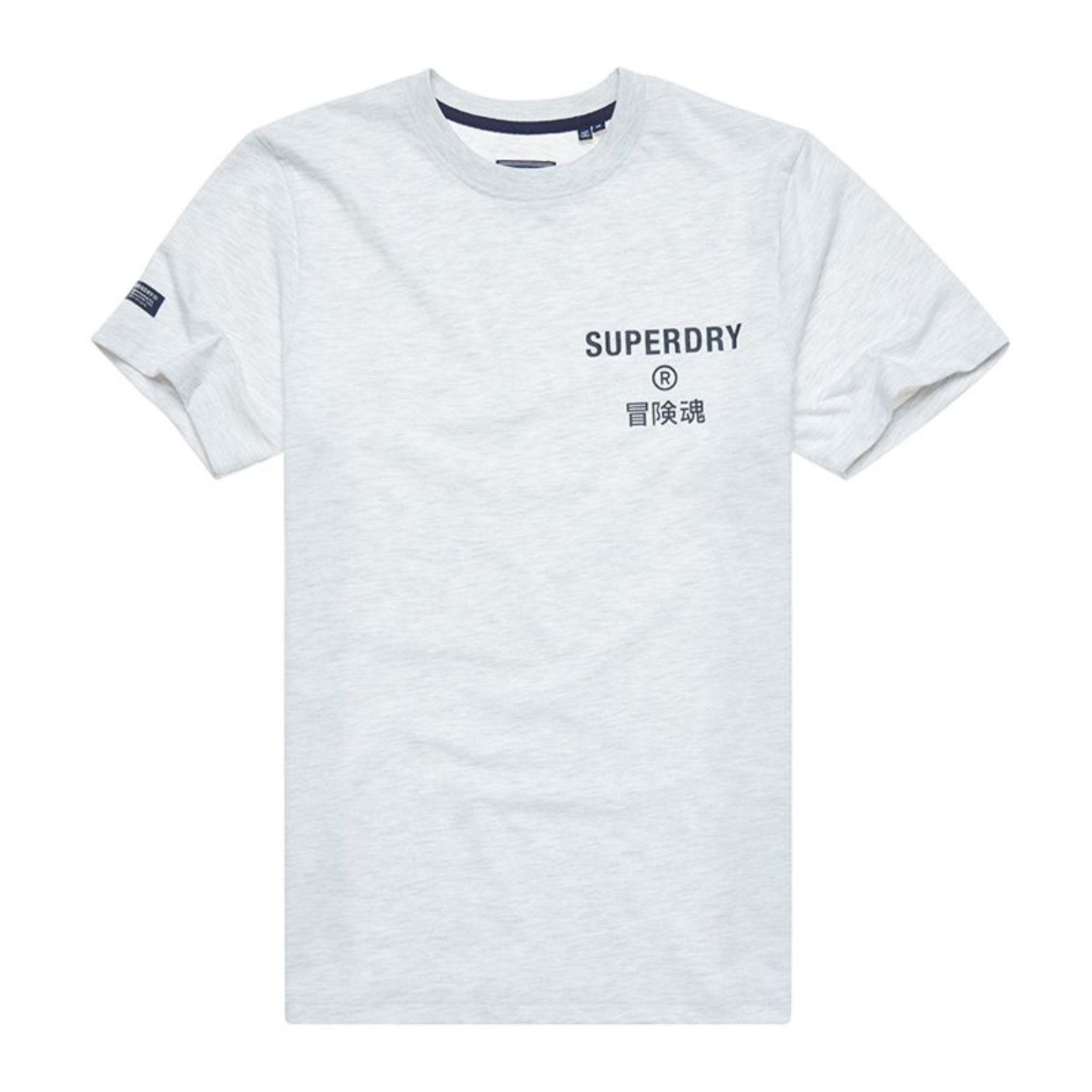 Glacier Grey Marl Vintage Logo Marl T-Shirt