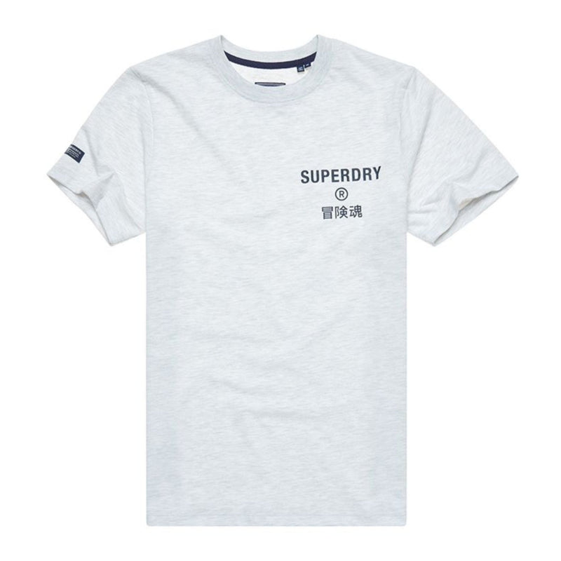 Glacier Grey Marl Vintage Logo Marl T-Shirt