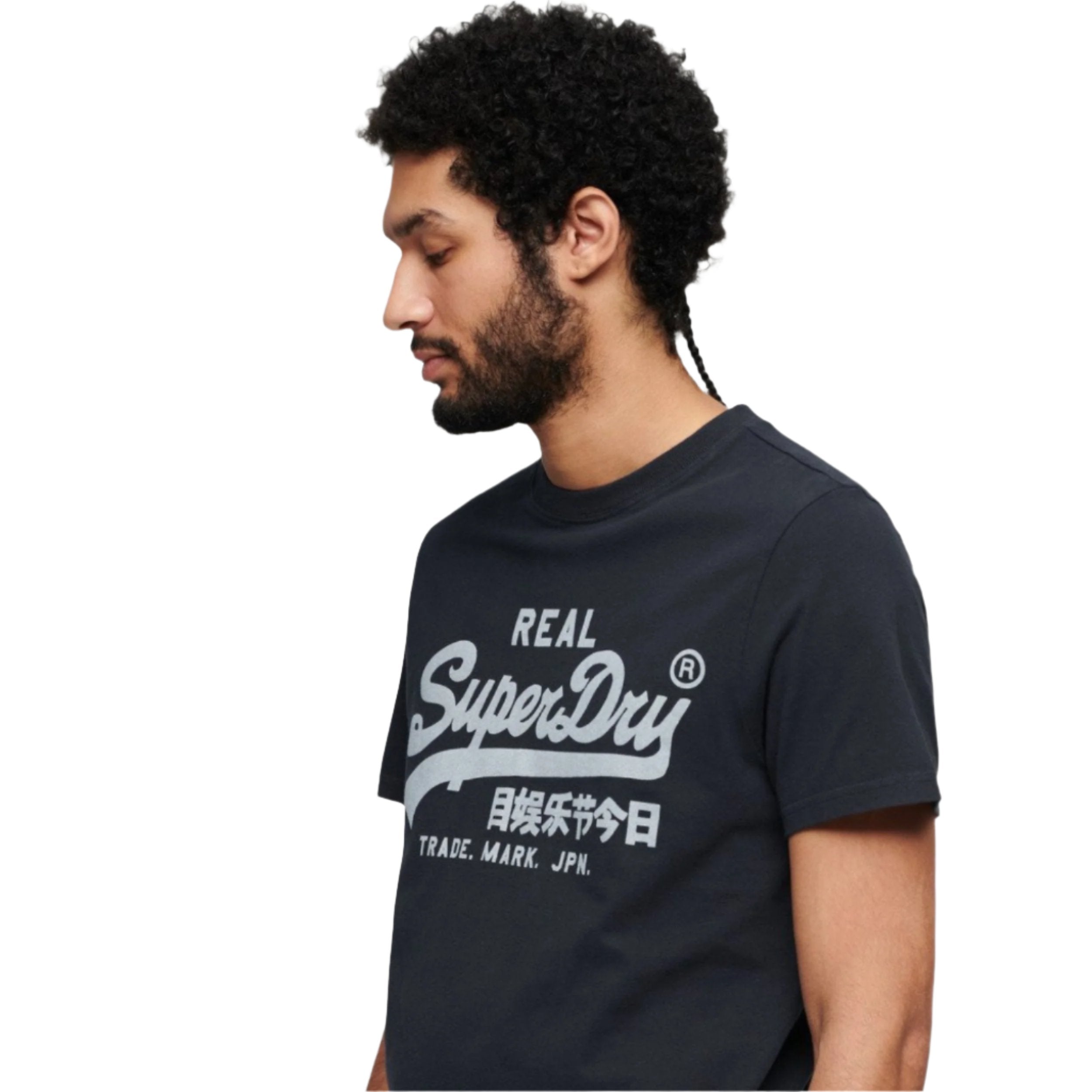 Eclipse Navy Vintage Vintage Logo T-Shirt
