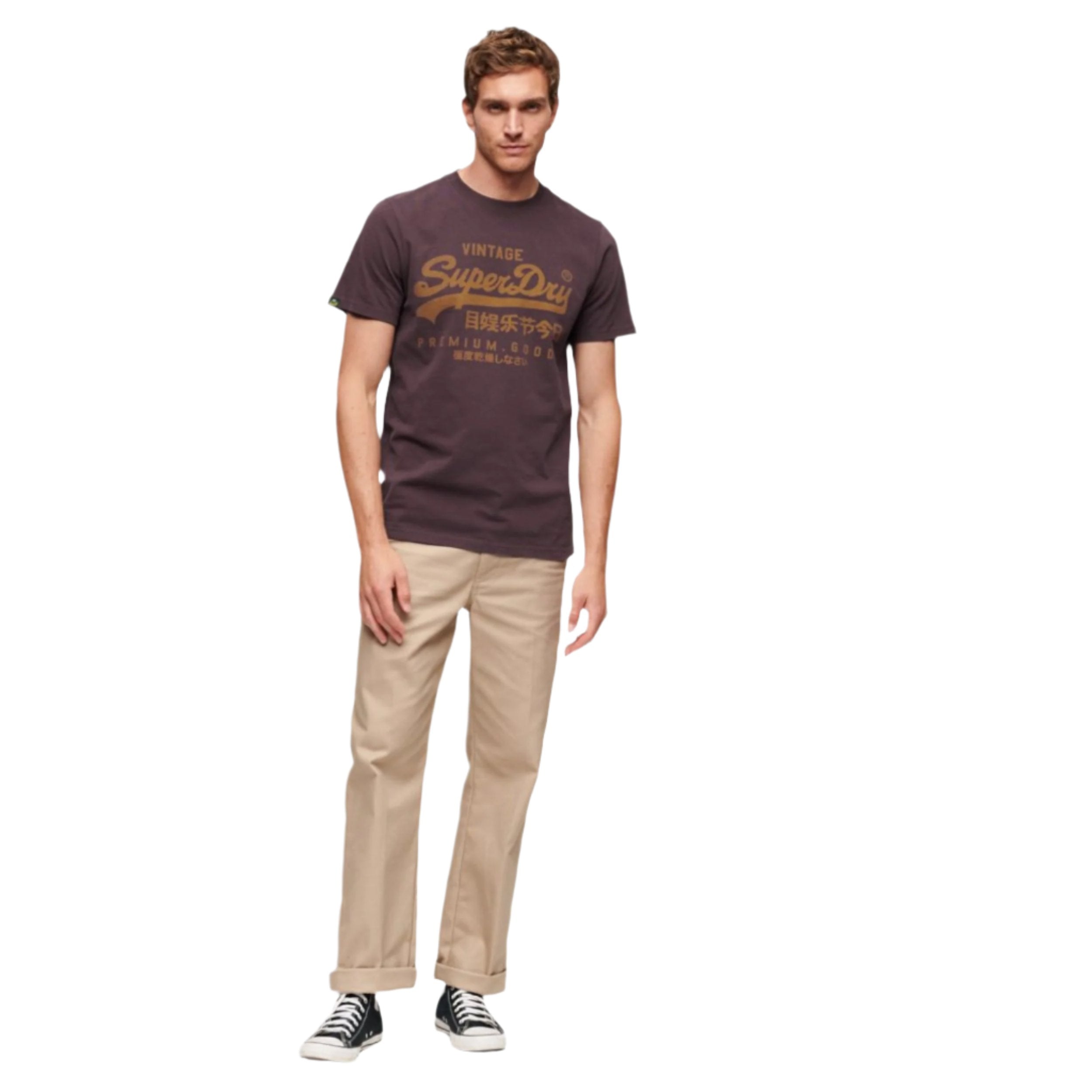 Rich Deep Burgundy Soda Pop Vintage Logo Classic T-Shirt