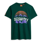 Dark Pine Green Great Outdoors Graphic T-Shirt