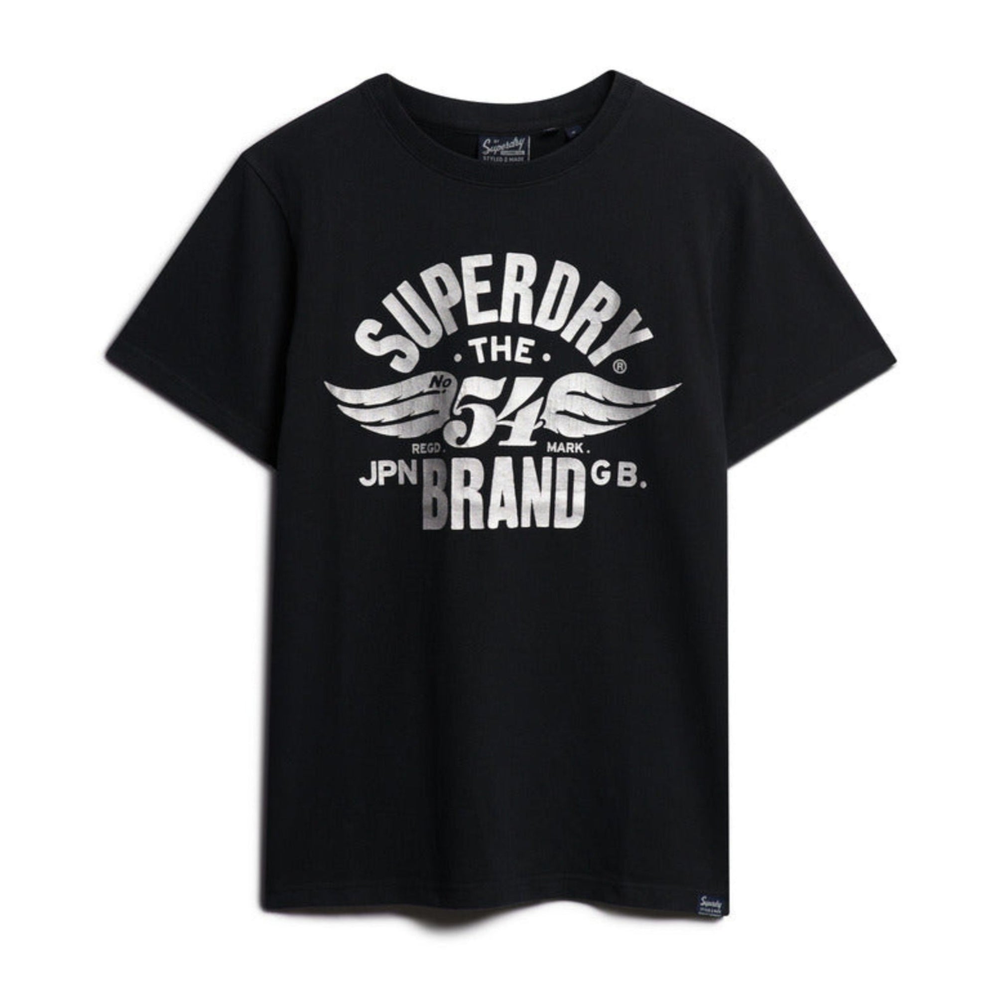 Nero Black Marl Reworked Classics Graphic T-Shirt