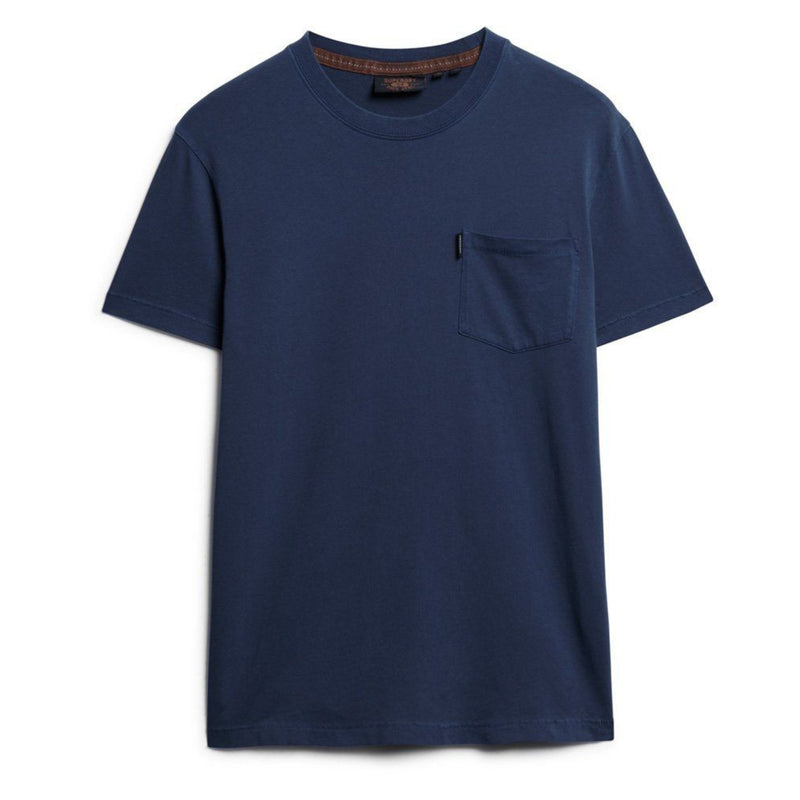 Washed Supermarine Navy Essential Washed Pocket T-Shirt