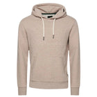 Pastel Beige Snowy Vintage Logo Hoodie