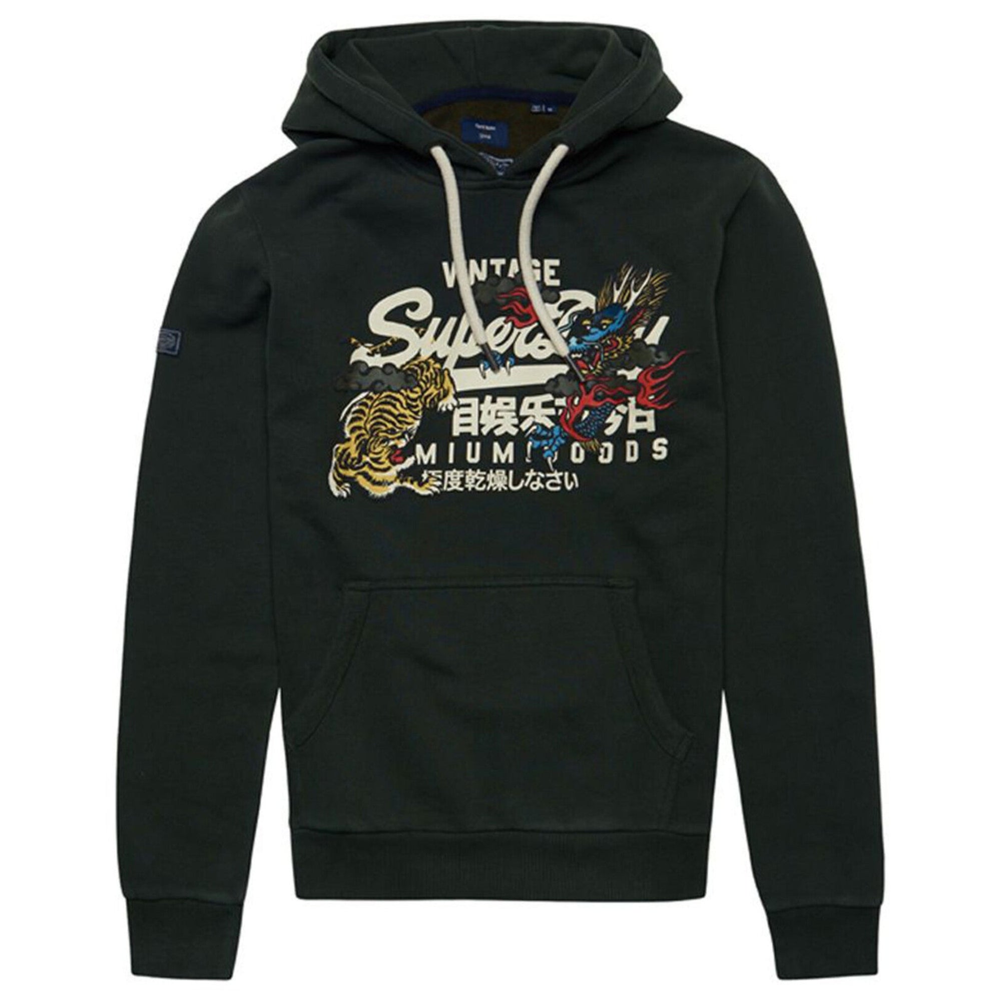 Olive Vintage Narrative Hoodie