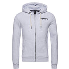 Ice Marl Vintage Core Logo Classic Zip Hoodie