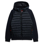 Eclipse Navy Hooded Storm Hybrid Padded Jacket