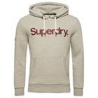 Athletic Grey Marl Core Logo Classic Hoodie