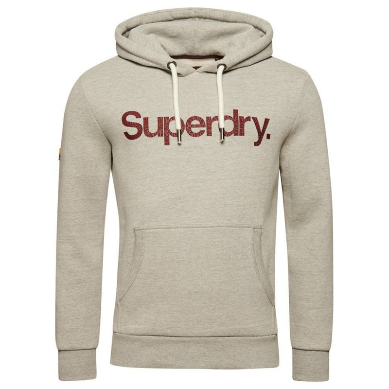 Athletic Grey Marl Core Logo Classic Hoodie