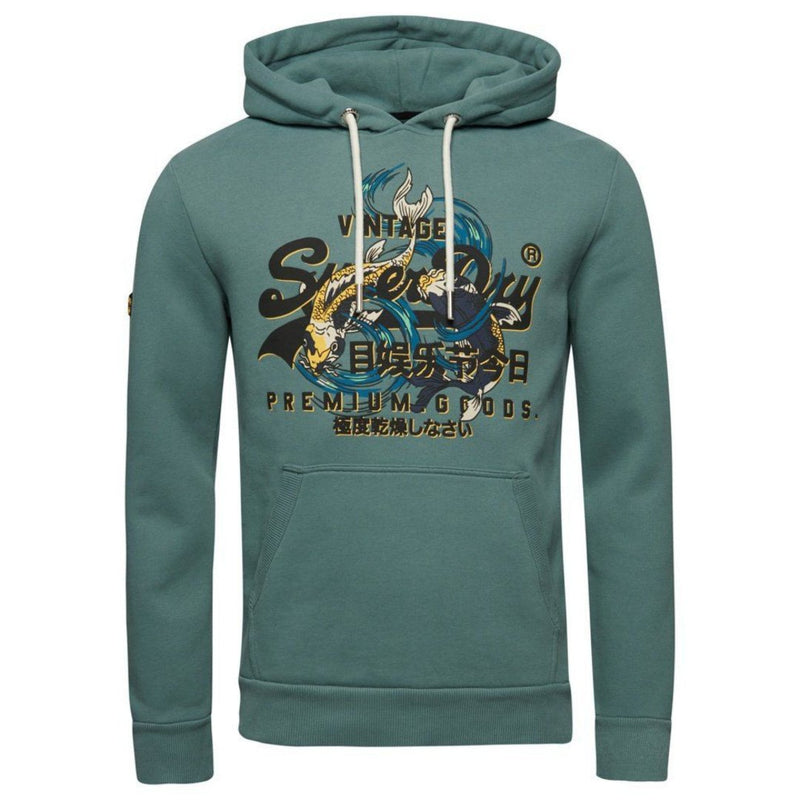 Goblin Blue Japanese Vintage Logo Graphic Hoodie