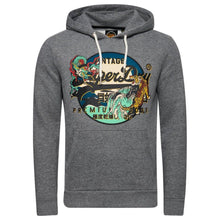 Rich Charcoal Marl Japanese Vintage Logo Graphic Hoodie