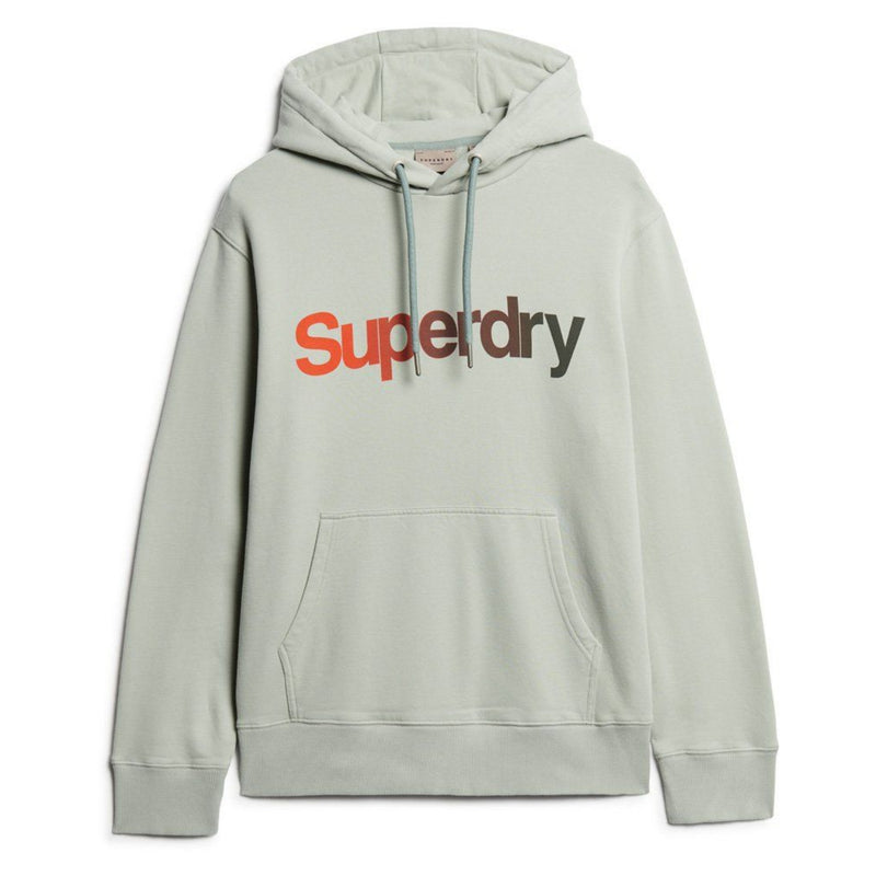 Puritan Grey Core Logo Fade Loose Hoodie