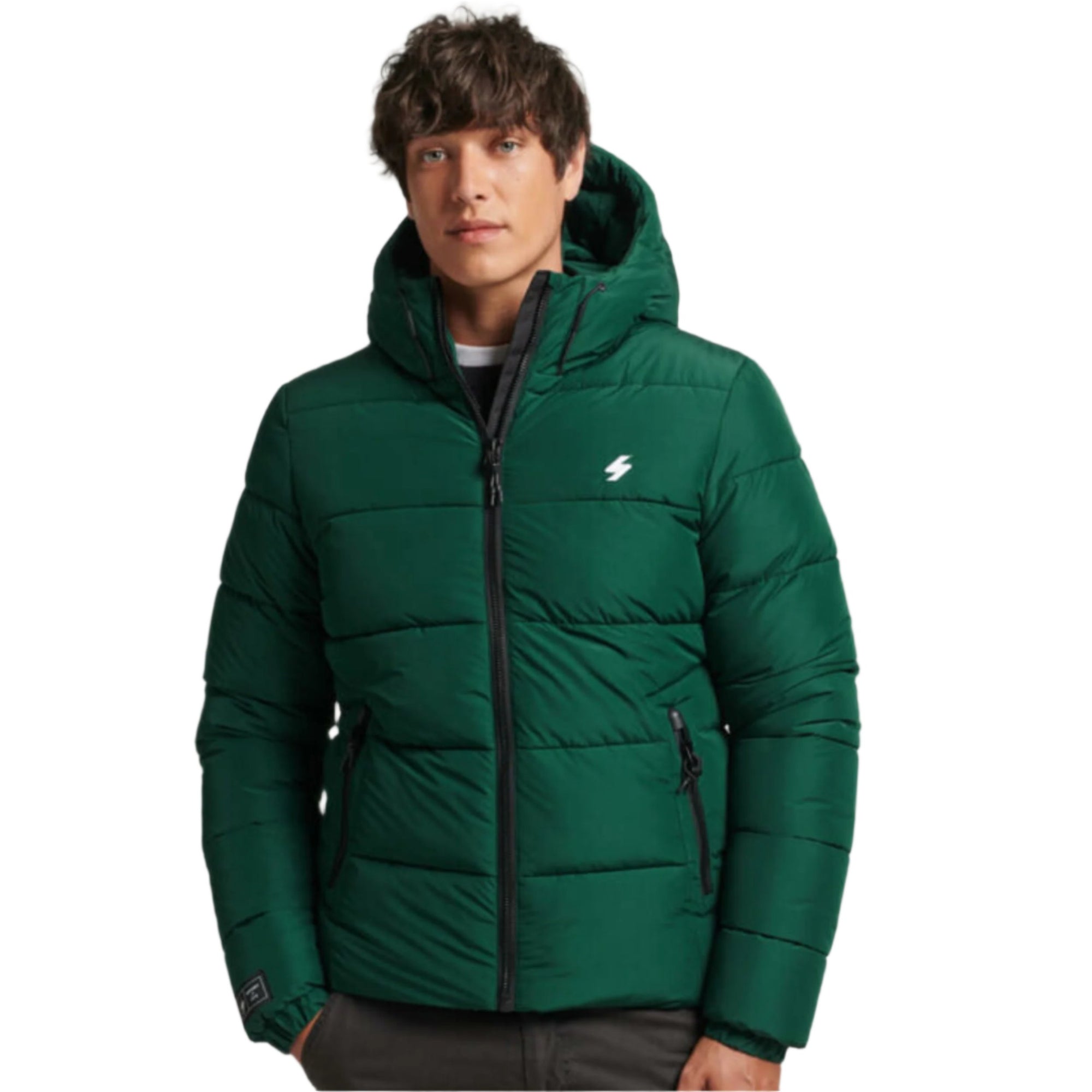 Mid Pine Hooded Sports Puffer